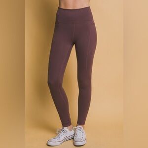 Love Tree High Waist Leggings with Side Pockets